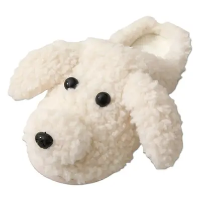 Winter Indoor Non-Slip Cotton Slippers for Women, Cartoon Bear and Teddy Dog Design, Closed-Back Slippers, Soft Home Use, Wholesale Cartoon Slippers