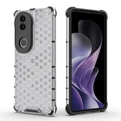 VIVO V50 Honeycomb 2-in-1 Phone Case Blue Drop Resistant