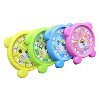 Kids Cat Design Educational Clock with 3 Needles