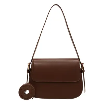 Brown Retro Square Shoulder Bag for Women 2021