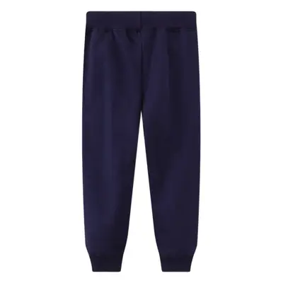 2025 Boys Sweatshirt Pants Navy Blue Cartoon Design