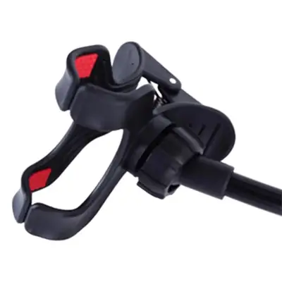 Metal Phone Clamp Bracket Black 6.3" Mobile Holder