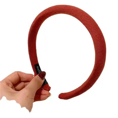 Women's Black Retro Hair Hoop for Winter