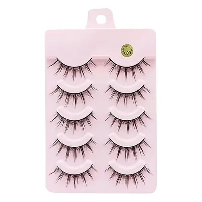 5 Pair Cartoon False Eyelashes Soft Curly False Eyelashes