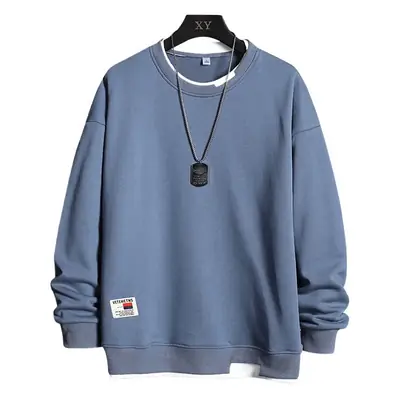 Green Hoodless Sweatshirt for Boys Round Neck Long Sleeve