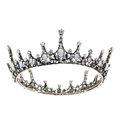 European & American Golden Crown Headwear for Bride & Party