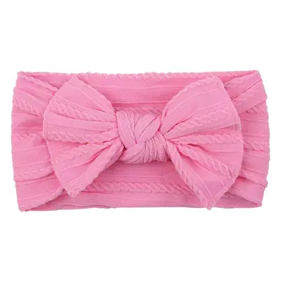 Gray Bow Headband for Girls with Wide Brim Design