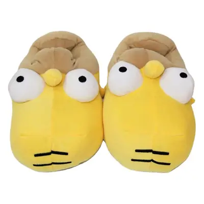 Cross-border Cartoon Simpson Plush Cotton Slippers Animation Slippers Couple Home Cotton Shoes Warm Moon Shoes