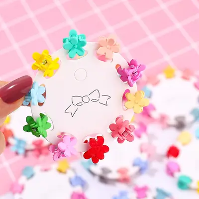 Cute Mini Flower Hair Clip for Girls Baby