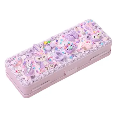 Double Layer Stationery Box for Kids Primary School