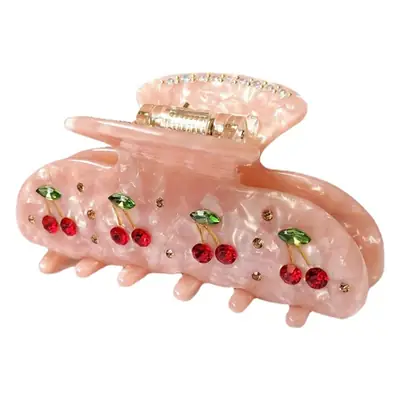 Korean Style Diamond-Encrusted Hair Clip Back Ponytail