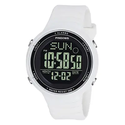 Pindows Digital Couple Watch Black 30m Waterproof