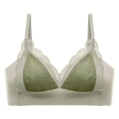 French Lace Bra Silk Lining No Wire Underwear