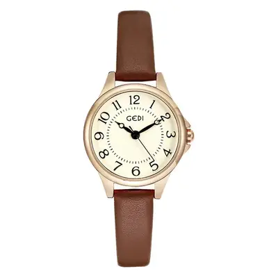 Gold Korean Retro Quartz Watch for Women