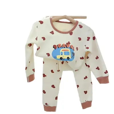 Anmeiya Children's Polka Dot Pajamas Set