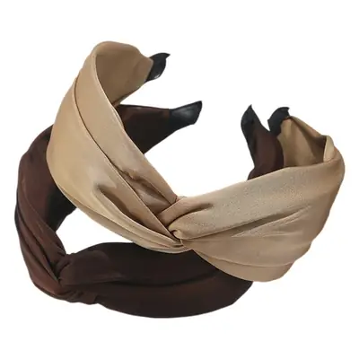 Retro Banana Headband Brown Yellow 2024 Women