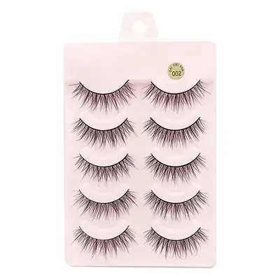 Fishtail False Eyelashes Set of 10 Pcs