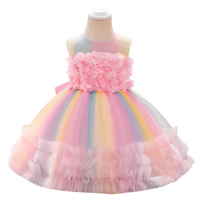 Princess Dress for Baby Girl Birthday Fashionable Mesh Dress