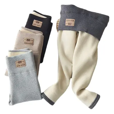 Girls Velvet Leggings Warm Thick Winter Pants
