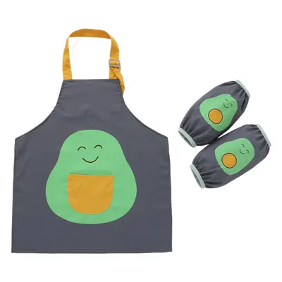 Kids Waterproof Painting Apron Blue 2-4Yrs