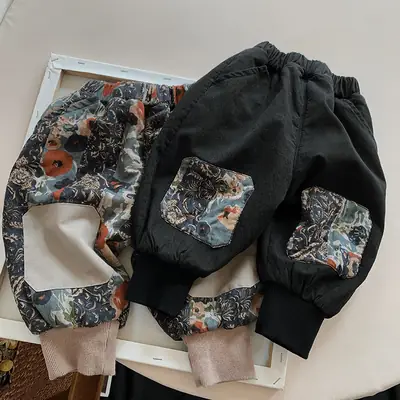 Winter Fleece Lined Pants for Boys Girls 2025