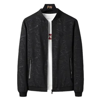 Men's Fleece Lined Jacket Black Fleece Plus Size