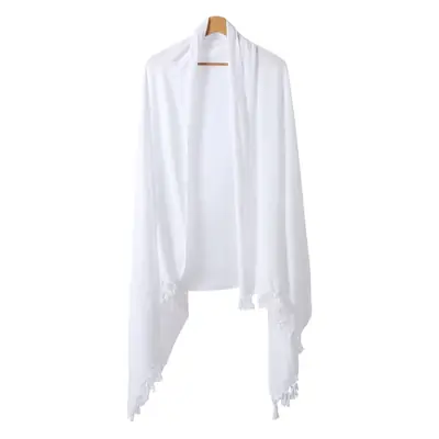 Men's White Maiga Scarf Set for Worship 700g