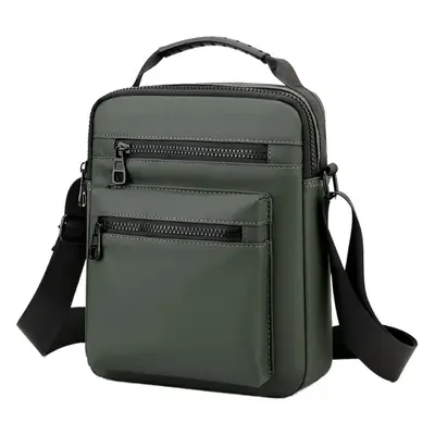 New Men's Blue Nylon Crossbody Backpack Water Repellent