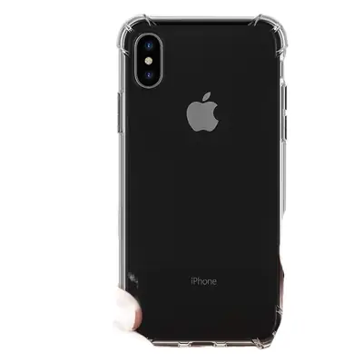 Transparent TPU Gold Armor iPhone 17 Case