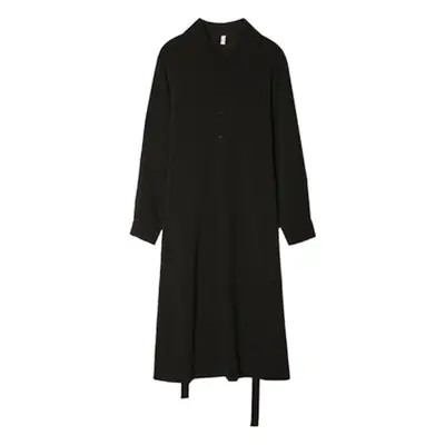 Black French Hepburn Style Long Dress for Women