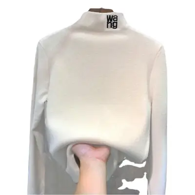 2025 Winter Slim Fit Half-Turtleneck T-Shirt Women