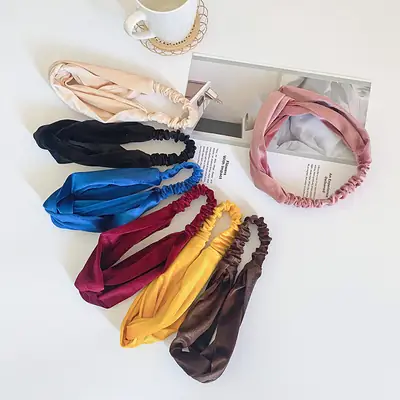 Elastic Washable Hair Band Autumn Winter Velvet Black
