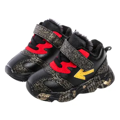 Winter New Baby Girl's Cotton Shoes Boys' Velvet Sneakers Baby Soft Sole Toddler Shoes 1-3 Years Old 2 Wholesale