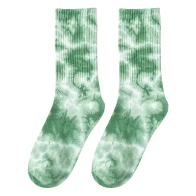 Tie-Dyed High-Top Cotton Socks for Men, Large Size Street Trendy Socks, High-Top Cotton Socks, Colorfulful Sweat-Absorbent Breathable Socks, Comfortable