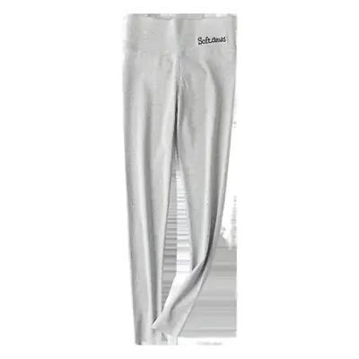 Women Grey Fleece Leggings Warm Winter Wear