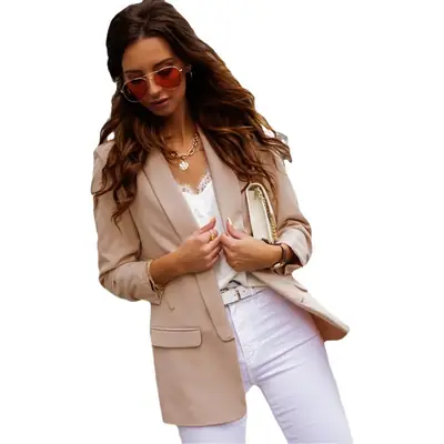 Women Long Sleeve Suit Red 2023 Export Premium