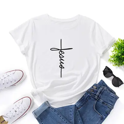 Yellow T-Shirt with "Wish Eaby" Print for Women