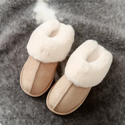 Cross-border explosions cotton slippers women autumn and winter home couples warm home plush confinement cotton shoes men manufacturers wholesale
