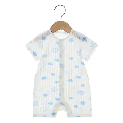 2025 Baby Cotton Jumpsuit with Letter Print & Belly Protection