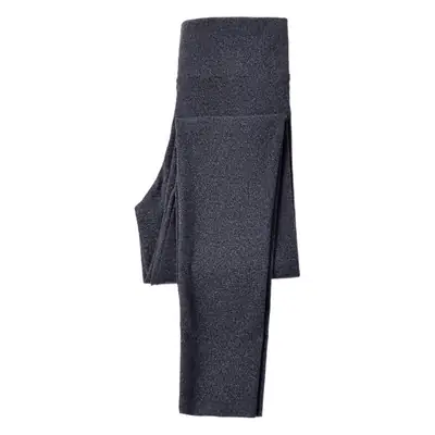 Black Velvet Padded Leggings Women Plus Size Winter Warm