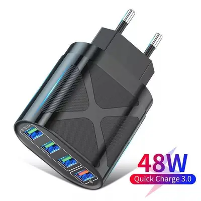 48W Fast Charging USB Charger for Phones