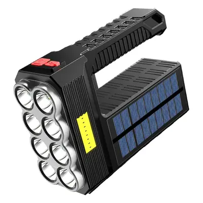 Solar Rechargeable Portable Flashlight Multi-Function Outdoor Emergency