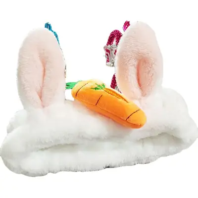 Sweet Rabbit Ears Hair Band with Carrot Design