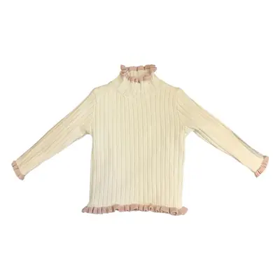 Girls Velvet High Collar Sweater Baby Girl Clothing