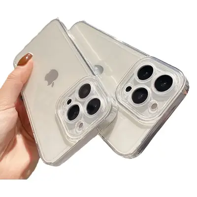 Transparent iPhone 16 Pro Protective Case with Fine Holes