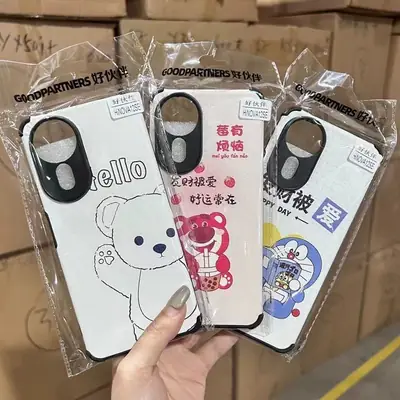 Cute Cartoon LAMBSKIN Phone Case for Oppo Reno 15