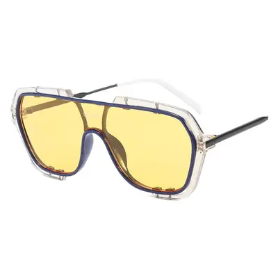 Korean Style Clear Frame Sunglasses for Men Women