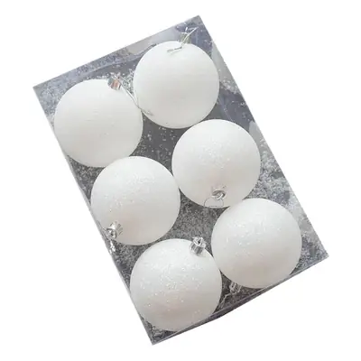 Green Lemon Christmas Balls 6-8cm Transparent Painted Box