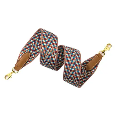 European & American Brand Fashion Flower Yarn Band Bag Strap