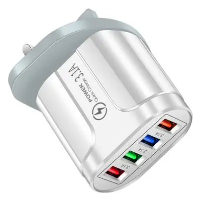 4 USB LED Travel Charger with 4 Charging Heads